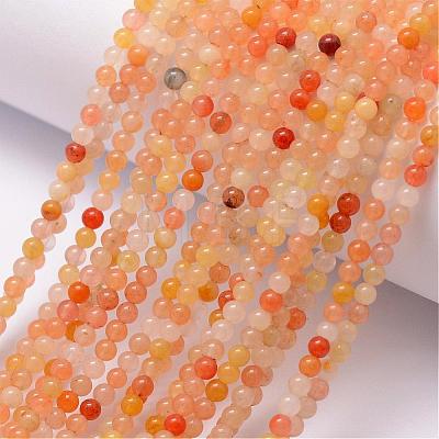 Natural Honey Jade Beads Strands G-K146-63-3mm-1