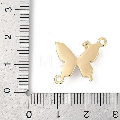 Brass ABS Plastic Connector Charms KK-U043-15G-1