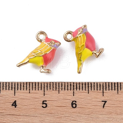 Alloy Enamel Pendants ENAM-R149-08C-G-1