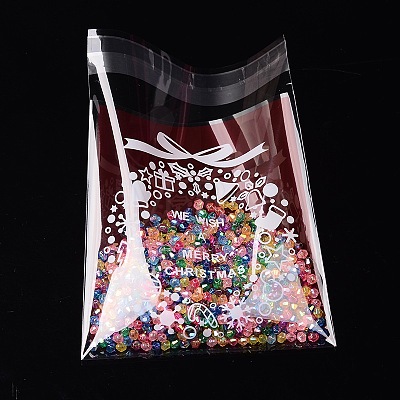 Rectangle OPP Cellophane Bags for Christmas OPC-L001-34B-1