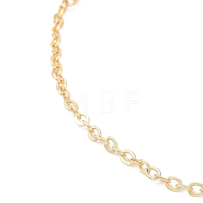 Brass Chain Necklacess KK-P205-01G-1