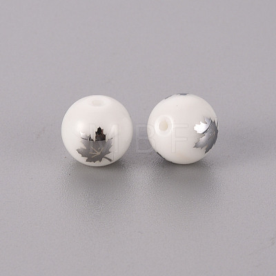 Electroplate Glass Beads EGLA-Q123-010A-1