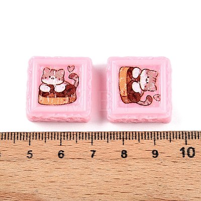 Opaque Resin Decoden Cabochons RESI-N039-130A-1