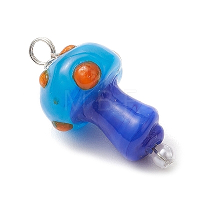 Handmade Lampwork Pendants PALLOY-JF03670-01-1