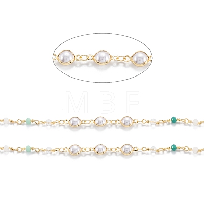 Handmade Brass Beaded Chains CHC-M021-13LG-1