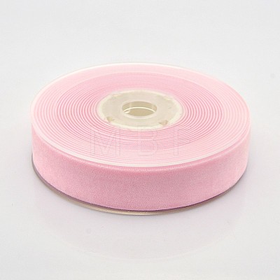 Polyester Velvet Ribbon for Gift Packing and Festival Decoration SRIB-M001-23mm-123-1