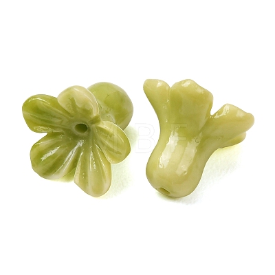 Dyed Synthetic Coral Carved Beads GG-CBAE64B-02C-03-1