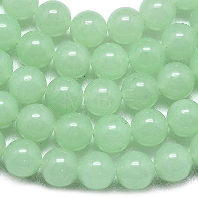 Natural Malaysia Jade Beads Strands G-L645-C01-10mm-12-1
