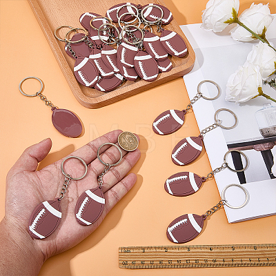 24Pcs Silicone Keychains KEYC-FG0001-27-1