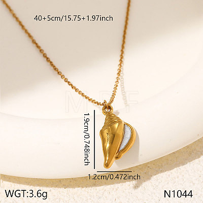 304 Stainless Steel Enamel Pendant Necklaces for Women WGD4D92-04-1