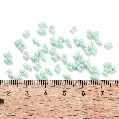 Opaque Colours Glass Seed Beads SEED-A033-06K-1
