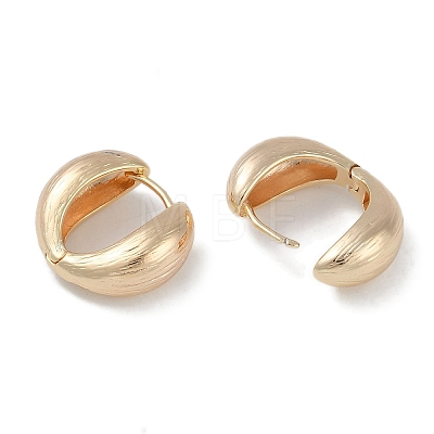 Brass Hoop Earrings EJEW-L292-020G-1