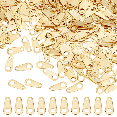 300Pcs Brass Chain Tabs FIND-BC0013-88-1