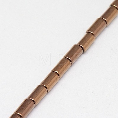 Electroplate Non-magnetic Synthetic Hematite Beads Strands G-J162-A-06-1