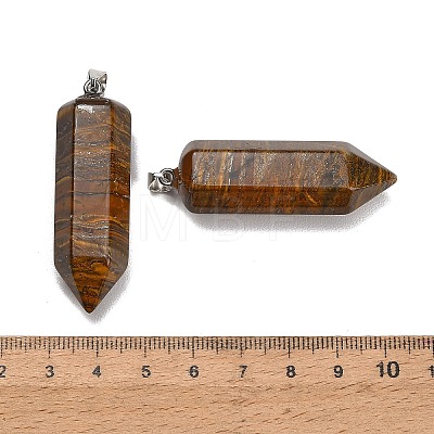 Natural Tiger Iron Pendants GG-CBAA0EE-02P-07-1