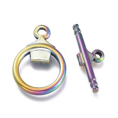 Ion Plating(IP) 304 Stainless Steel Toggle Clasps STAS-M278-02M-1