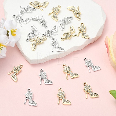 20Pcs 2 Colors Alloy Crystal Pendants FIND-YW0011-30-1