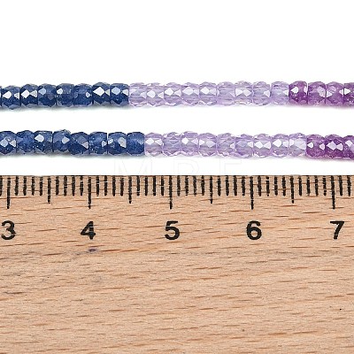 Cubic Zirconia Beads Strands ZIRC-P125-2x3mm-23-1