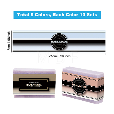 Gradient Color Soap Paper Tag DIY-WH0399-69A-1