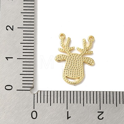 Christmas Brass Enamel Pendants KK-P278-01C-G-1