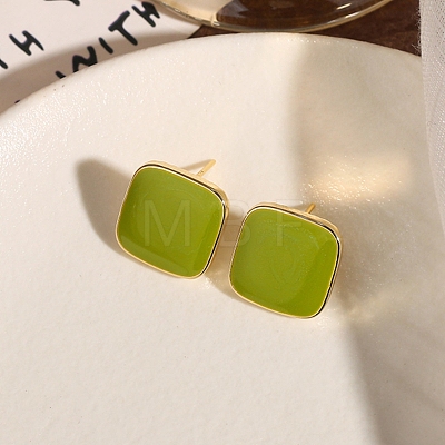 Alloy Enamel Earrings for Women FS-WG85681-18-1