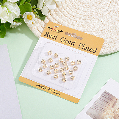 30Pcs Alloy Beads FIND-BBC0005-16B-G-1