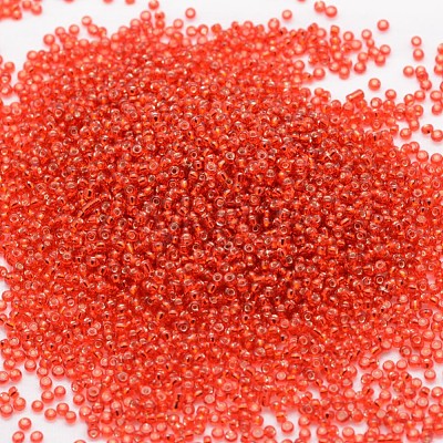 6/0 Transparent Glass Round Seed Beads X-SEED-J010-F6-25-1