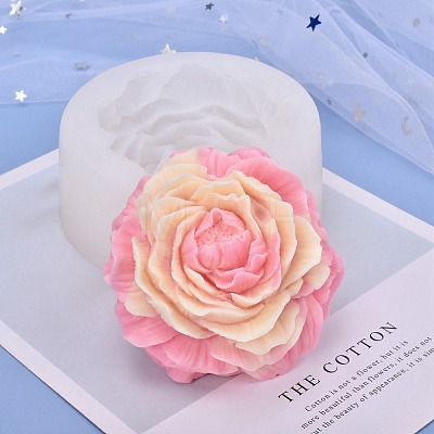 DIY Flower Silicone Candle Molds PW-WG21117-01-1