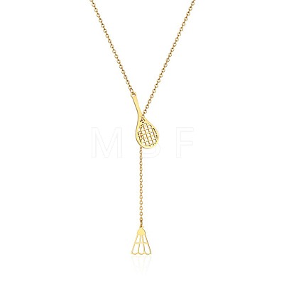 Simple and Stylish Stainless Steel Lariat Necklaces WC5409-1-1