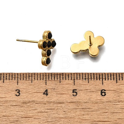 304 Stainless Steel Stud Earrings EJEW-F361-19G-1