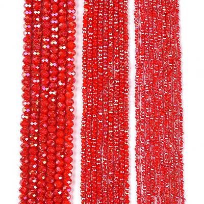 Electroplate Glass Beads Strands LS-EGLA-A044-P1mm-B22-1