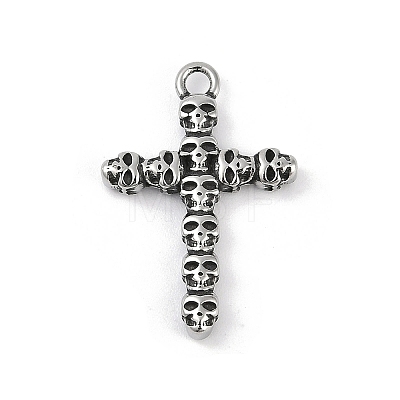 316 Surgical Stainless Steel Pendants STAS-G349-24AS-1