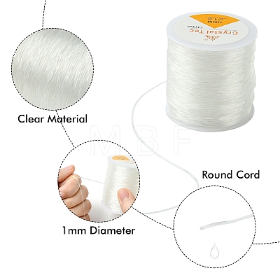 Round Elastic Crystal Thread EW-YW0002-01B-1