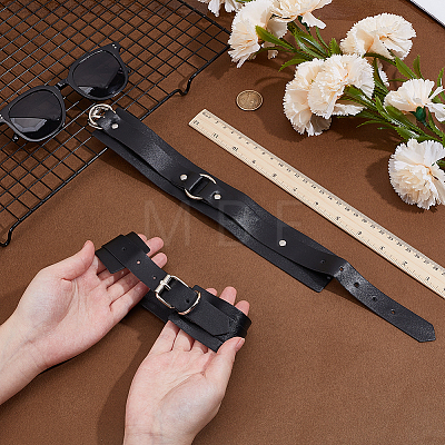 PU Leather Waist Harness Belts for Men DIY-WH0899-758-1-1