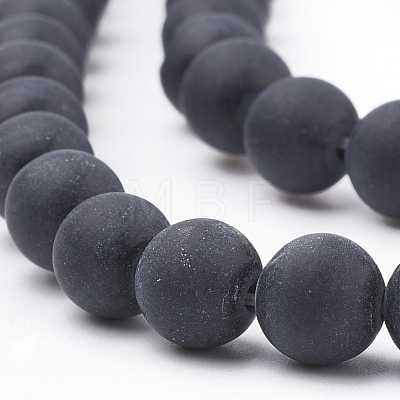 Natural Obsidian Beads Strands G-T106-002A-1