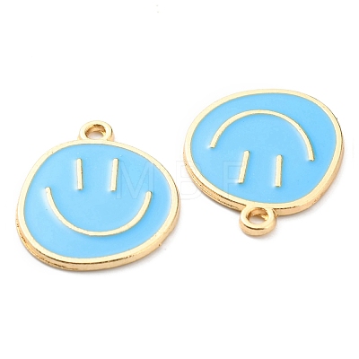 Alloy Enamel Pendants X-ENAM-D051-18G-03-1