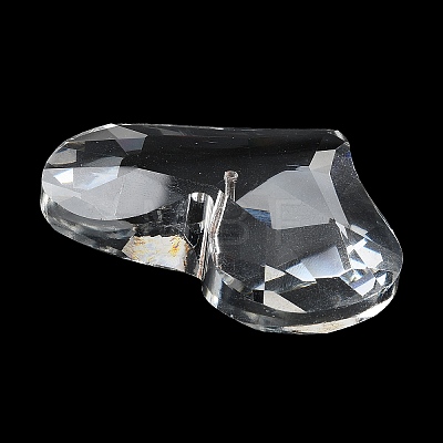 Transparent Glass Big Pendants GLAA-Q093-04-1