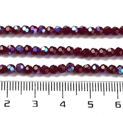 Opaque Glass Beads Strands EGLA-A035-P3mm-L02-1