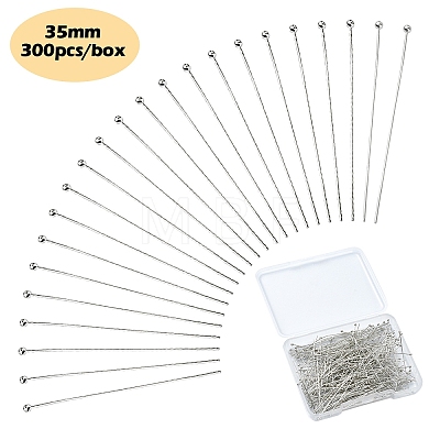 Brass Ball Head Pins KK-YW0002-26A-P-1