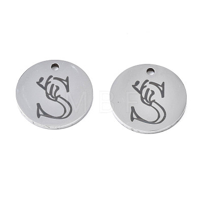 Non-Tarnish 304 Stainless Steel Charms STAS-T059-26P-S-1