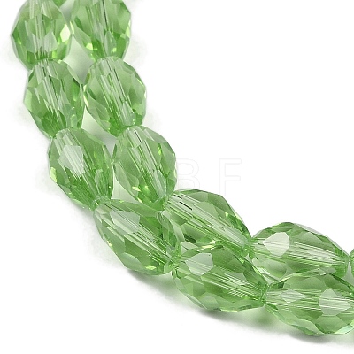 Transparent Imitation Jade Glass Beads Strands GLAA-N005-T6mm-D13-1