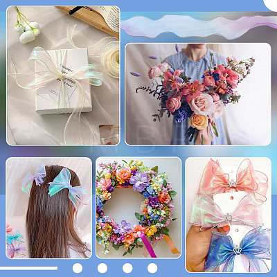 12M Gradient Color Wrinkle Gauze Ribbon OCOR-ME0001-80-1