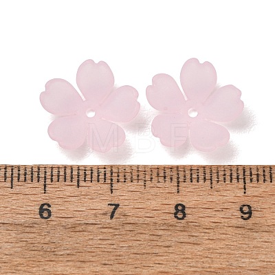 Frosted Acrylic Bead Caps AC-CBA1E6C-08-1