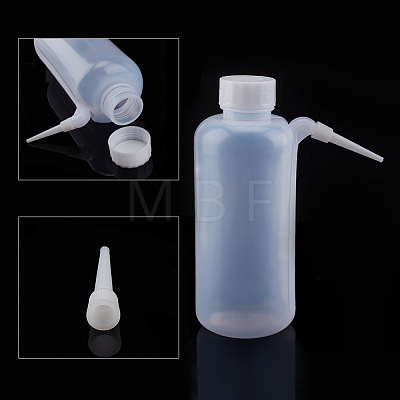 Graduated Plastic Wide Mouth Unitary Wash Bottles AJEW-WH0104-33-1