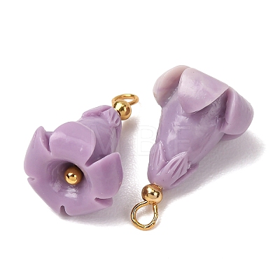 Dyed Synthetic Coral Pendants GG-CBAC295-02G-05-1