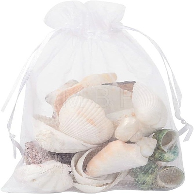 100Pcs Organza Drawstring Bags OP-PH0001-36B-1