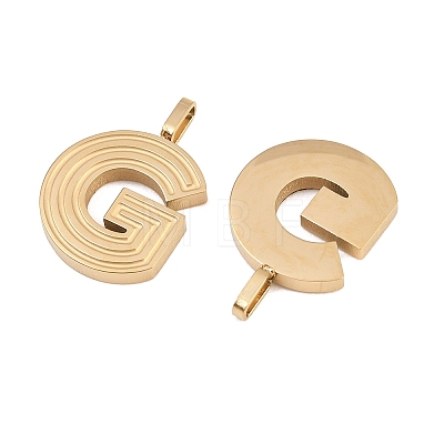 304 Stainless Steel Charms STAS-L022-589G-1