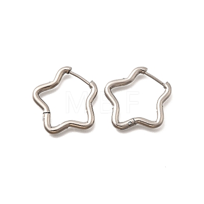 201 Stainless Steel Hoop Earrings EJEW-Z137-02P-05-1