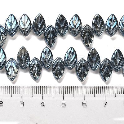 Electroplate Glass Beads Strands EGLA-B004-02A-FR04-1