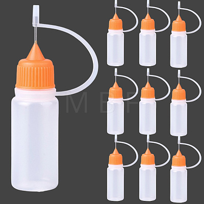 10Pcs Polyethylene(PE) Needle Applicator Tip Bottles TOOL-GF0003-52C-1
